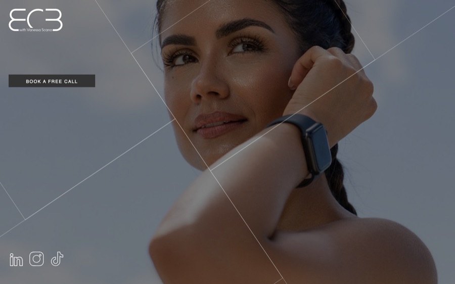 Web para entrenadora de fitness – Vanessa Scano – BCB